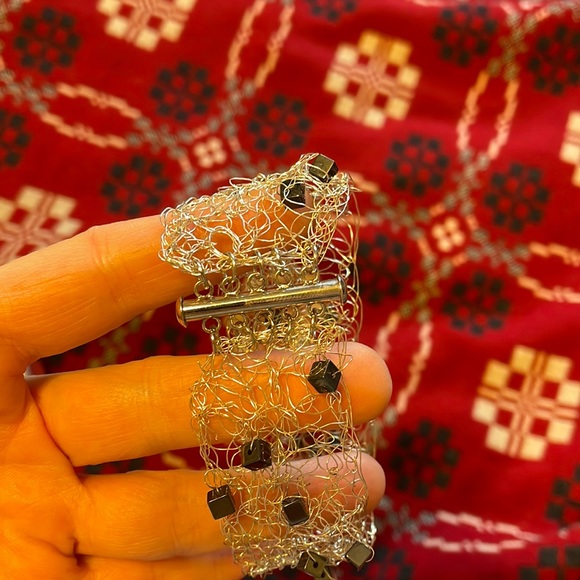 Unique Silver Cuff - Picture 2 of 3